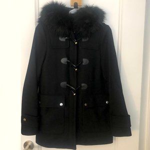 ZARA Woman Wool Hooded Parka, size XS
